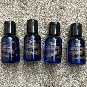4 travel size kiehl’s midnight recovery cleansing oil